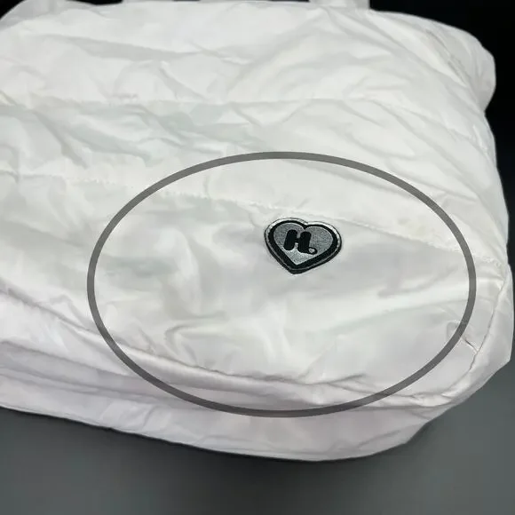 Harajuku Lovers Puffer Tote White Bag Purse